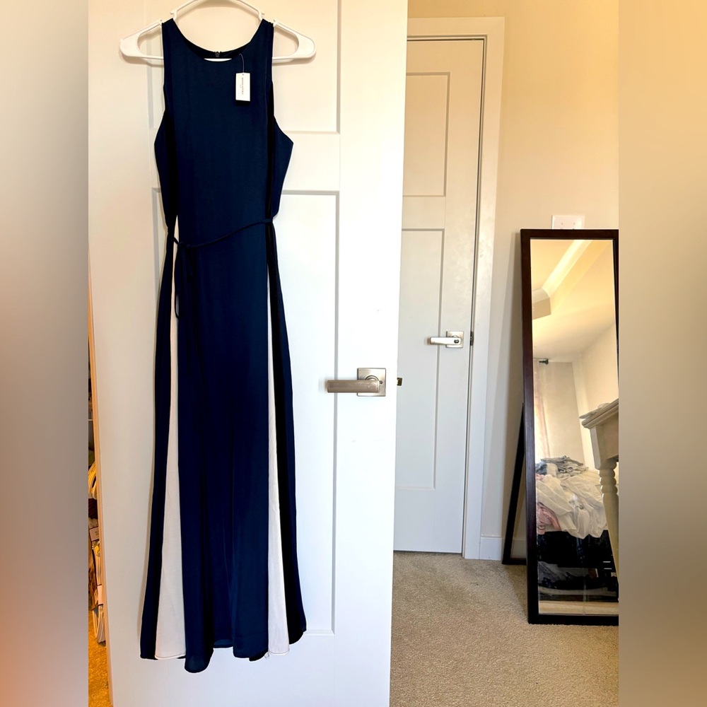 Banana Republic Maxi Dress Colorblock NWT